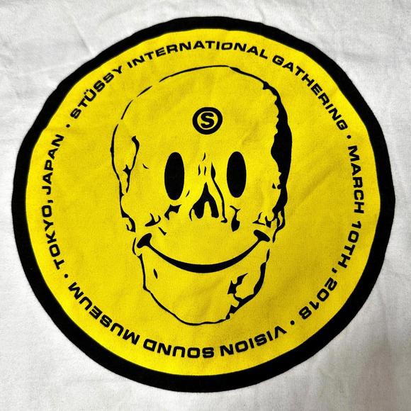 NWOT Stussy x Deviation Bad Bad Not Good T-Shirt White Men’s S - Picture 3 of 6